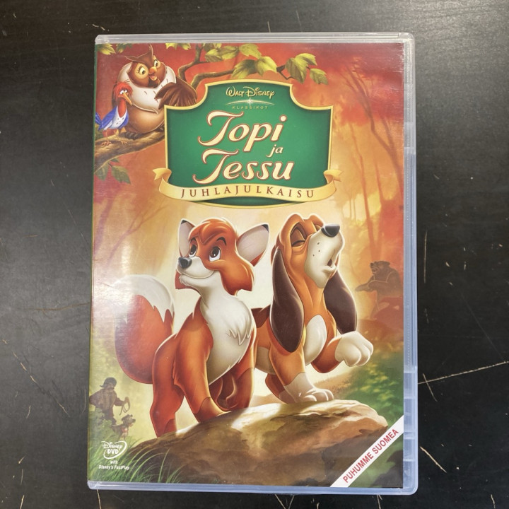 Topi ja Tessu (juhlajulkaisu) DVD (VG+/M-) -animaatio-